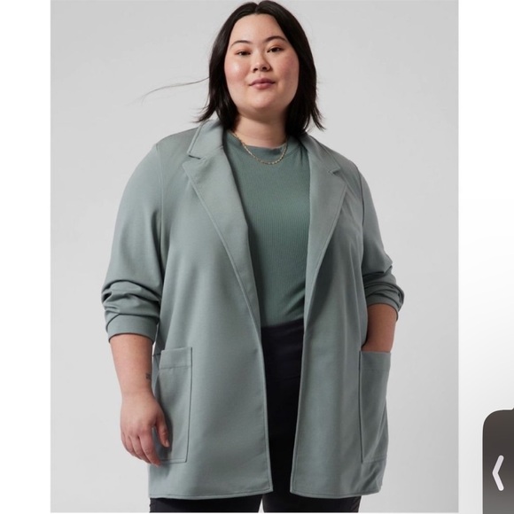 Athleta Sage Green Women's Blazer - Picture 1 of 6